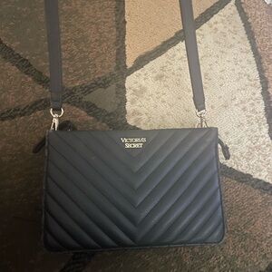 Victoria Secret black and gold purse